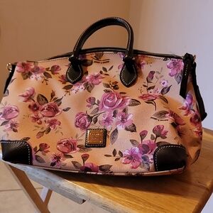 Dooney & Bourke Floral Satchel - Pink and Yellow
